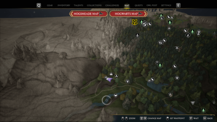 North Hogwarts 1 Map View