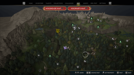 Forbidden Forest 1 Map View