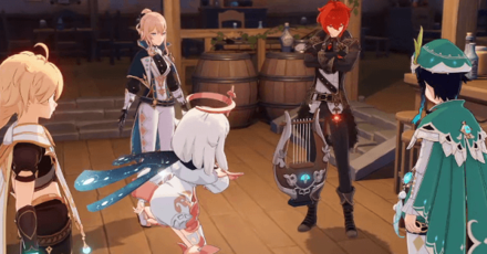 Genshin Impact State of the Holy Lyre der Himmel Walkthrough - Bring the Holy Lyre Back to the Tavern