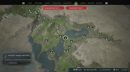 Ancient Magic Hotspot - Marunweem Lake 1 Map View