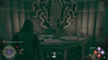 In the Shadow of the Study Slytherin Spellbook