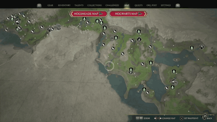 Poidsear Coast Poidsear Castle map