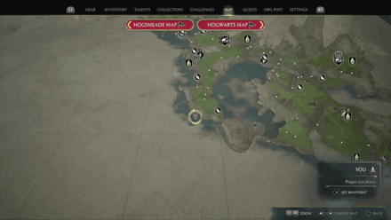 Manor Cape Hippogriff Den map