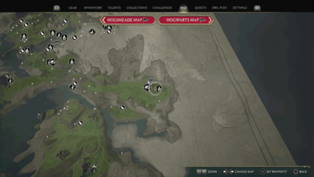 Cragcroftshire Above Cragcroft map
