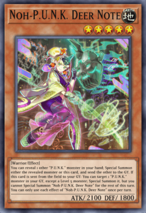 Noh-P.U.N.K. Deer Note