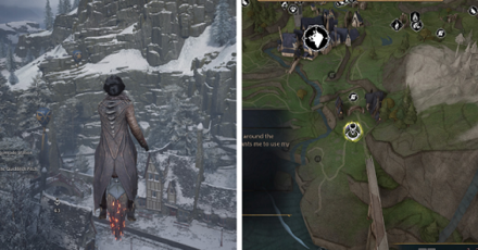 Hogwarts Legacy - Hogsmeade Station balloons