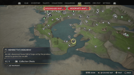 Hogwarts Legacy - Ashwinder Soldier Map Location