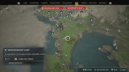 Hogwarts Legacy - Poacher Executioner Map Location