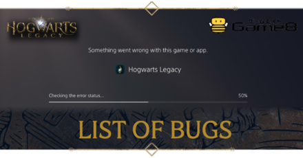 Hogwarts Legacy - List of Bugs