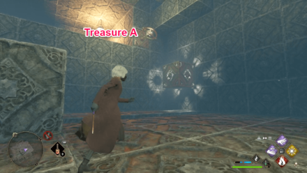 Hogwarts Legacy - Depulso Puzzle Room 2 Treasure A