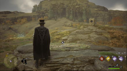 Hogwarts Legacy - West of Brocburrow Merlin Trial World View