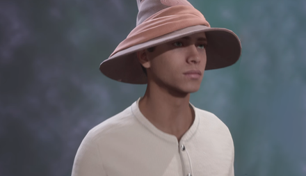 Suave Mauve Hat