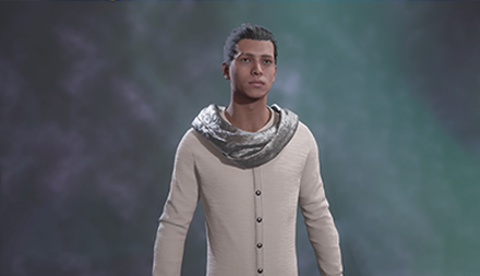 Silver Scarf
