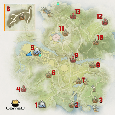 Wild Hearts - Harugasumi Way Dragon Pit Locations