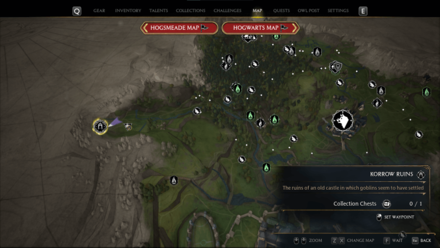 Hogwarts Legacy - Pergit Map Location