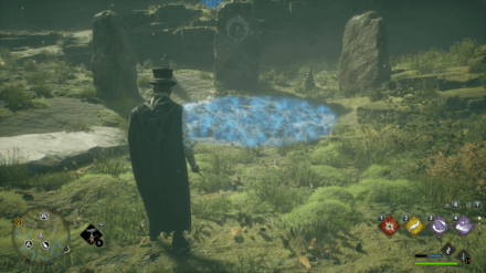 Hogwarts Legacy - Northwest of East North Ford Bog Merlin Trial - Platform