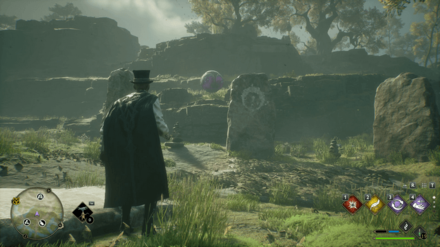 Hogwarts Legacy - Northwest of East North Ford Bog Merlin Trial - Ball