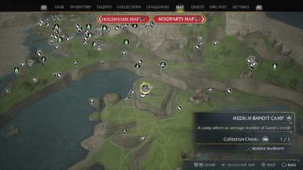 Hogwarts Legacy - Ashwinder Duellist Map Location