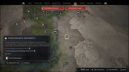 Hogwarts Legacy - Keenbridge Tower location