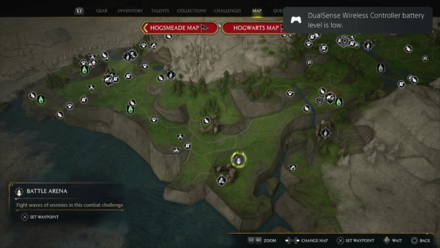 Battle Arena Map Hogwarts LEgacy