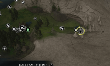 Hogwarts Legacy - Riparian Troll Map View