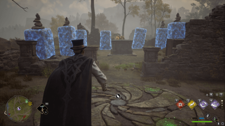 Hogwarts Valley - North Ford Bog Entrance Merlin Trial - Stones