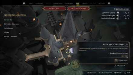 Hogwarts Legacy Like a Moth to a Frame