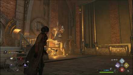 Hogwarts Legacy - handle that activates the lift