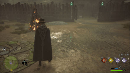 Hogwarts Legacy - Hogwarts Valley Goblin Camp Merlin Trial - Slots 1