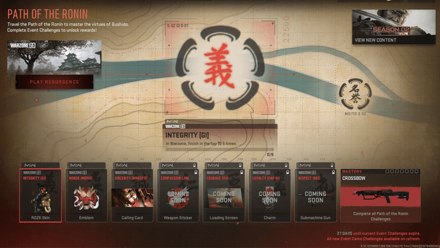 Path of the Ronin Splash Page