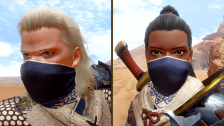 MH Rise Sunbreak - Face Scarf Layered Armor