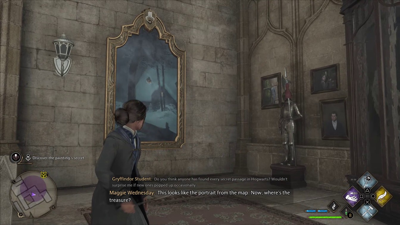 Hogwarts Legacy - Cache in the Castle Painting location