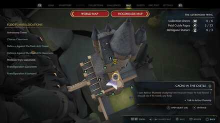 Hogwarts Legacy Cache in the Castle