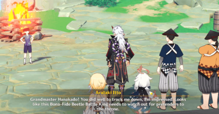 Genshin - Almighty Beetle Brawl Quest - Set up the Beetle Brawl Competition