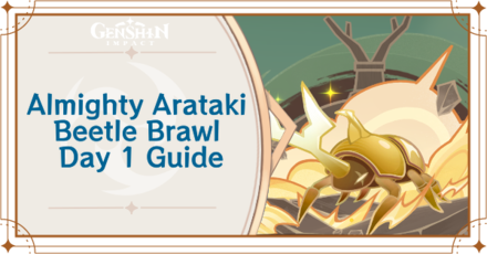Genshin Impact - Arataki Beetle Brawl Day 1 Guide for Mallet the Smasher