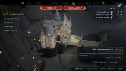 Hogwarts Legacy Spell Combination Practice 1