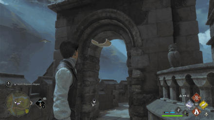 Hogwarts Owlery Flying page