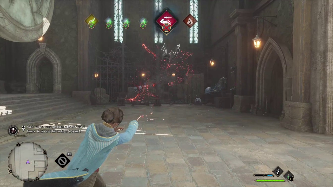 Hogwarts Legacy Spell Combination Practice Guide