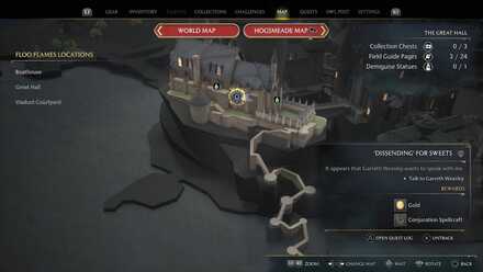 Hogwarts Legacy Dissending for Sweets