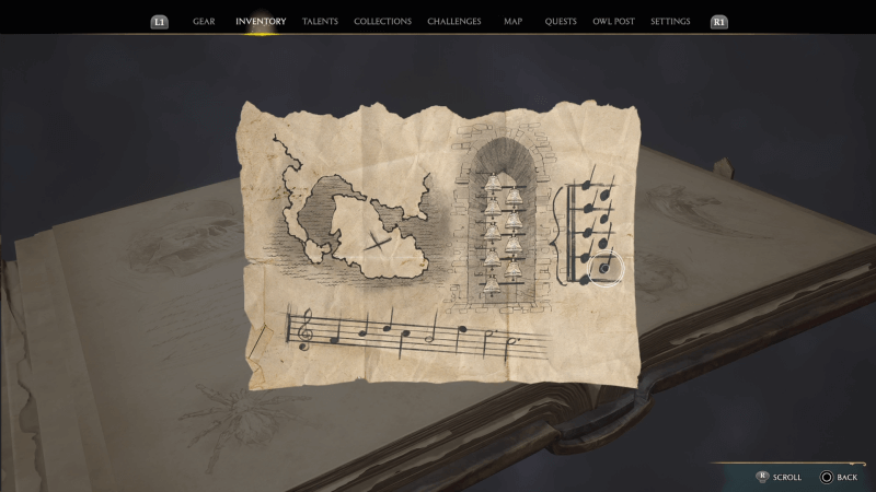 Hogwarts Legacy - Musical Map