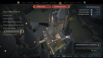 Astronomy WIng 1 Map View