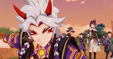 Genshin - Arataki Itto - Rivalry with Sara