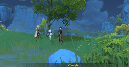 Genshin - Solitary Fragrance Walkthrough - Meet Zhongli at Dihua Marsh