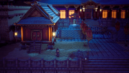 Follow and Bribe the Castle Merchant