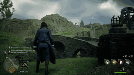 North Hogsmeade Brood and Peck bridge