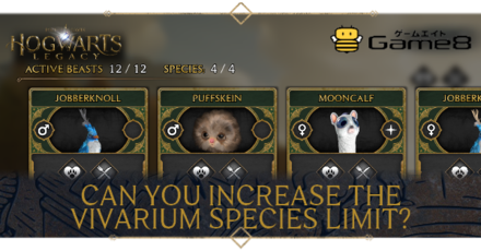 Hogwarts Legacy - Can You Increase the Vivarium Species Limit?