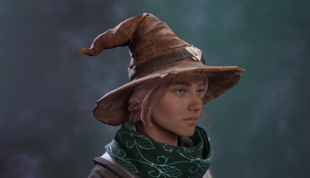 Leather Sorcerer Hat