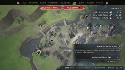 Hogwarts Legacy - Gwendolyn Zhou Map Location