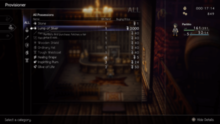 Octopath Traveler 2 - Sell