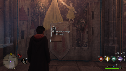 Hogwarts Legacy - Wolf Tapestry Room Field Guide Page